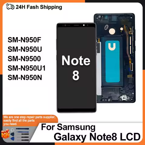 6.3" For Samsung Galaxy Note8 LCD SM-N950W Display SC-01K Touch Screen Digitizer For Galaxy Note 8 L