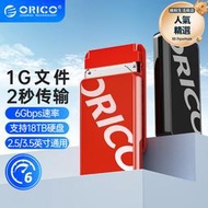 orico/奧睿科移動盒3.5/2.5英寸外接機械type-c3.1外置臺式機