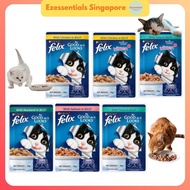 Purina Felix Cat Wet Food Pouch 85g Assorted Flavors