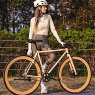 自行車大中小學生公路車賽車男女單速超輕700C平把城市單車