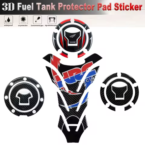 For Honda HRC CBR Sticker Motorcycle Accessories Tank Pad Cover RR R F4i CBR250RR CBR600RR CBR1000RR