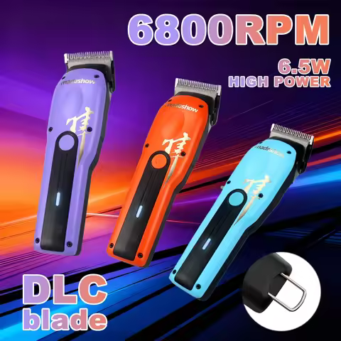 MADESHOW M15 Hair Clipper Professional DLC Blade 6800RPM 6.5W 2200mAh Low Noise for Salon Use Profes