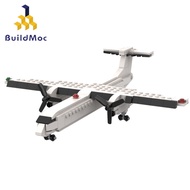 Dash 8‑Q400 Regional Airliner Building Blocks Turboprop Passenger Plane Model Desktop Display Kids G