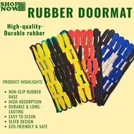 Rubber Mat Doormat Taktakan ng Paa Non-Slip Welcome Doormat Rubber Entrance Bathroom Rug