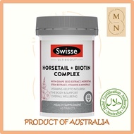 EXP 06/2027 Swisse Ultiboost Horsetail + Biotin Complex - 60 Tablets
