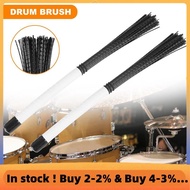 2Pcs Cajon Brush Telescoping Drum Brushes Nylon Sticks Percussion for Jazz Stick Drum Musical