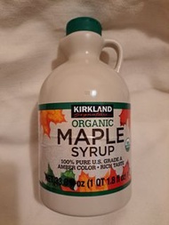 Kirkland Signature Organic Maple Syrup 有機 100% 純楓糖漿 1L 到期日：2027年7月25日