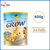 [Date 6.2026] Sữa Abbott Grow Gold 3+ Lon 850g hương Vani (3 - 6 tuổi)
