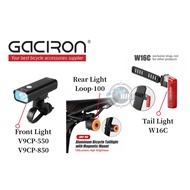 Gaciron Bicycle Front Light V9CP-550 V9CP-850 Gaciron light Rechargeable Light Gaciron 550Lumen 850L