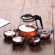 洋臣VIP银行贵宾养生茶壶5件套耐热玻璃茶具套装 茶具5件套（1壶+4杯）无茶滤
