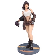 26CM Final Fantasy VII Tifa Lockhart Girl PVC Action Figures Dolls GK Model Collection Room Ornament