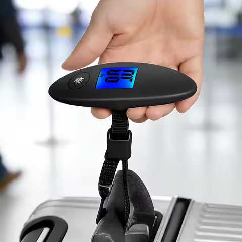 40kg/100g LCD Digital Scale Electronic Luggage Portable Luggage Scale High Precision Travel Digital 