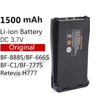 Singapore stock! Genuine 1500mAh Walkie Talkie Li-ion Battery USB-C BL1 Baofeng BF-888S BF-88E BF-77