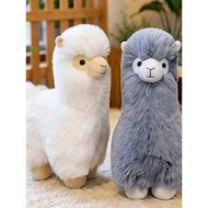 Simulation Cute Edelweiss Alpaca Doll Ragdoll Plush Toy Home Decoration Cute Fun Alpaca Doll Female