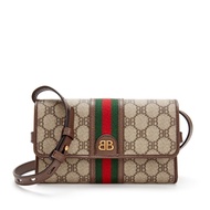 Gucci x Balenciaga The Hacker Project Beige Monogram Coated Canvas Hacker Mini Bag Gold Hardware, 20
