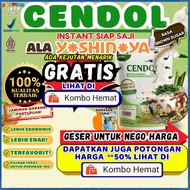 JellyCendolKecebongAlaYoshinoyaCombination of GREENFIELDS Original UHT Milk - Jelly Cendol Kecebong 
