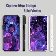 Casing For Samsung A02s(in) A21s A71 M10 A12 M12 A52 A52S A01 A02 Girl Surrounded By Bubbles OYZ55 P