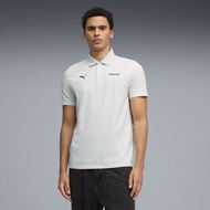 [Small/White Glow Heather] McLAREN RACING Jacquard Polo Men in White Glow Heather, Size Small by PUM