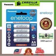 Panasonic Eneloop AA Rechargeable Ni-MH Battery (2000mAh, Pack Of 4) 100% Ori Eneloop
