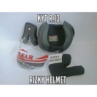 Kyt R10 Helmet Foam, KYT R10 Helmet Foam+KYT R10 Helmet Glass, KYT R 10 Helmet Glass