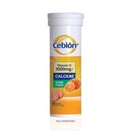 Cebion Vitamin C-Orange 1000mg//Vitamin C 1000mg + Calcium Effervescent EXP:04/24