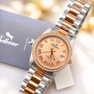 Bellevue Legend Sapphire Swiss Made Watch 36mm | Gold / Rose Gold | Quartz Ronda 515 | Sapphire Glas