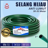 SELANG AIR 1 ROL 30 35 METER 1 INCH BENANG HIJAU ANTI LUMUT TEBAL SELANG TAMAN PERKEBUNAN FLEKSIBEL 