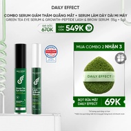 [Combo Serum to Reduce Dark Circles + Eyelash Lengthening Serum] - DAILY EFFECT (15g + 5g)