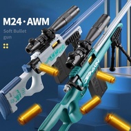 SENJATA MAINAN SNIPER MAINAN GUN AWM/702/PISTOL MAINAN HIDROGEL/M24/M416 AIR SOFT GUN RENTANG 15 JUT