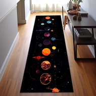 Solar System Rug Runner Rug Hallway or Entryway Rug Space Themed Floor Mat Unique Outer Space Planet
