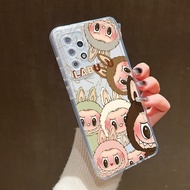 ส่งจากไทย การ์ตูนน่ารัก labubu เคสโทรศัพท์ลาย Samsung A55 5G A54 A53 A52 A52S 5G A15 A51 4G A50 A35 