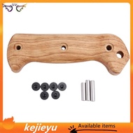[kejie] 1 Pair Natural Solid Wood for Bk2 Knife Handle Grips DIY Accessories Huanghua Pear
