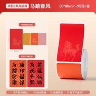 Niimbot B1/B1 Pro/B21/B21 Pro/B4/B31/B203/B3S 2026 Spring Festival Thermal Label Paper Red Festive D