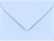 LUXPaper #17 Mini Envelopes in 80 lb. Baby Blue for 2 9/16 x 3 9/16 Cards, Printable Envelopes for G