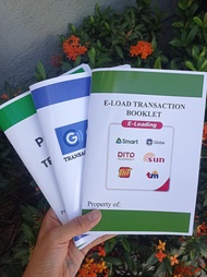 Accounting Booklet for Gcash Eload Paymaya 52 Pages Print