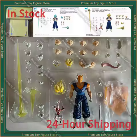 In Stock Mp Studio SHF Vegito Oni‑Masked Nightwalker Dragon Ball Z MP01A/MP01B Super Saiyan Anime Ac
