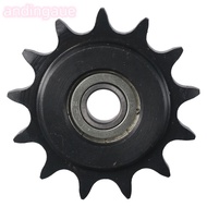 ANDIN Convex Idler Gear, C45 Carbon Steel 10mm Bore 1/2" Pitch Chain Idler Sprocket, Black Oxide  13