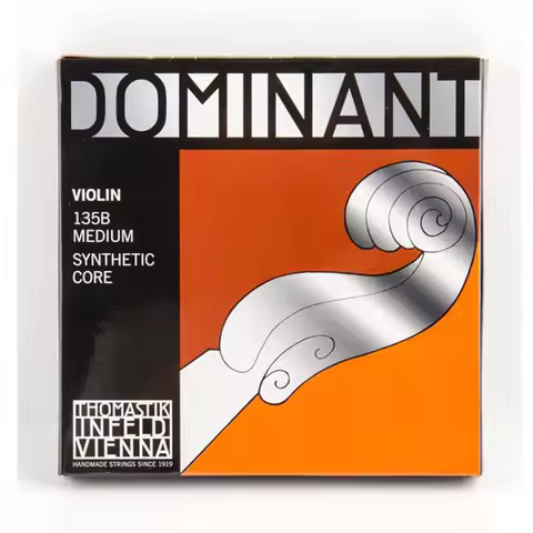 Dominant 135B Violin Strings 4/4 Medium Nylon Sythetic Core Violin Strings Full Set E A D G Thomasti