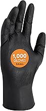 Kleenguard™ Kraken Grip Fully Textured Black Nitrile Gloves (49275), Small (S), Powder-Free, 6 Mil, Ambidextrous, Thin Mil, 100 Gloves/Box, 10 Boxes/Case