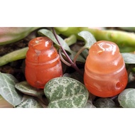 J0901F3 Jiukou Material Southern Red Tee Accessories, Card About 16.3 * 12.0mm.random Shipment