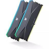 Acer Predator Hera RGB [ 48GB (2x24GB) ] 8200MHz DDR5 CL40 Memory Kit [ BLACK / SILVER ]