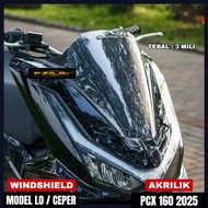 Visor PCX160 2025 - visor PCX 160 new 2025 - Windshield pcx 160 2025 pjv