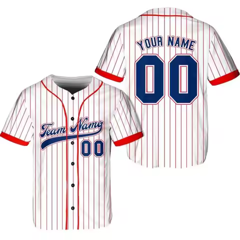 Personalized USA Baseball Jersey, Custom Team Name Shirt, American Flag Baseball Jersey For Baseball