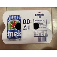 เครื่องดื่ม มอลต์ ไม่มีแอลกอฮอล์ ( ตรา ไฮเนเก้น 0.0 ) 330Ml.x6 Non Alcoholic Malt Beverage ( Heineke