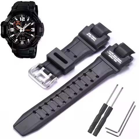 Resin Watchband Accessories Suitable for Casio gw1100 GA1000 GW4000 G1400 GWA1000fc Men's Sports Wat