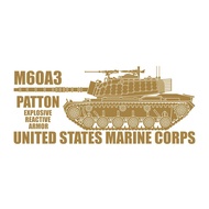 M60A3 Main Battle Tank With Reactive Cutting StickerARMOUR