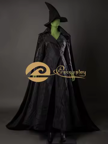 Elphaba Black Outfit Cosplay Costume Women Halloween Role Play Clothing