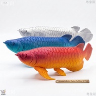 3D Printed Arowana Fish Figure Desk Toy Silk Finish Decor Collectible Ornament Ikan Emas Hiasan