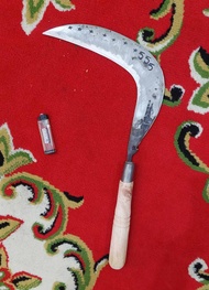 Arit sabit pemotong rumput super tajam baja isen selap3 super tajam asli wonosobo cap bintang