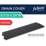 FELTON Heavy Duty Drain Cover Penutup Longkang 8.5”D X 29”W (FDR 390)